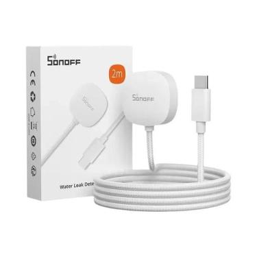 Imagem de Detector De Vazamento De Água SONOFF SNZB-05P Zigbee 3.0 IP67 À Prova 