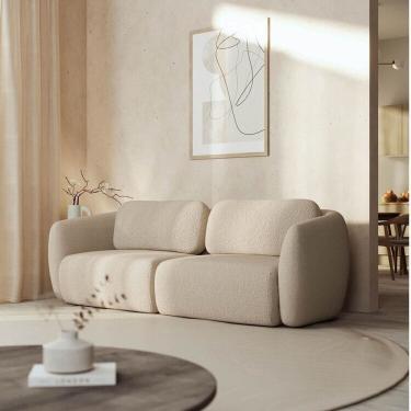 Imagem de Conjunto Sofá Orla 1 Módulo 80cm Esquerdo 1 Módulo 80cm Direito Cabecasa MadeiraMadeira Areia