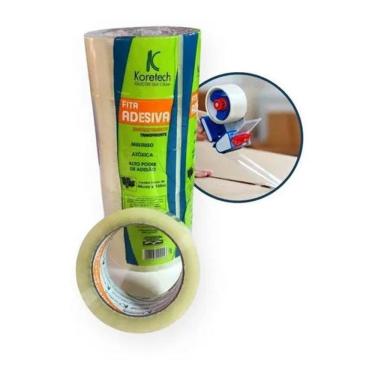 Imagem de 2X 5Un Fita Adesiva Durex Empacotamento 48X100 Transp Korete