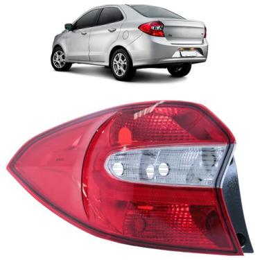 Imagem de Lanterna Traseira Ka 2015 2016 2017 2018 Ka Sedan Lente Bicolor Lisa A