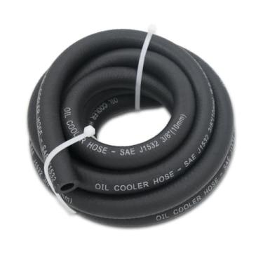 Imagem de Mangueira refrigeradora de óleo de transmissão 3/8 - Mangueira de linha de combustível de 300 PSI J1532 para transmissão de fluido, óleo, refrigerante, diesel, fluido hidráulico, lubrificante, gás