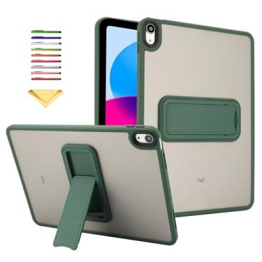 Imagem de UUcovers Capa para Apple iPad A16 11ª geração 11 polegadas 2025 e iPad 10ª geração, capa de 11 polegadas 2022 com suporte traseiro rígido e TPU à prova de choque, capa leve para iPad de 11ª/10ª