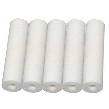 Imagem de Kit Refil Polipropileno Para Filtros 1 Micra - 5 Unidades - Fdma Filtr