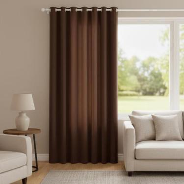 Imagem de Cortina Folha Única Microfibra 1,50m x 2,20m Ideal para Porta Janela D