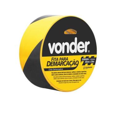 Imagem de Fita demarcacao solo 48x30m vonder zebrada