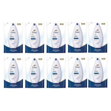 Imagem de Kit 10 Sabonete Líquido Dove Nutrição Profunda Refil 200ml cada