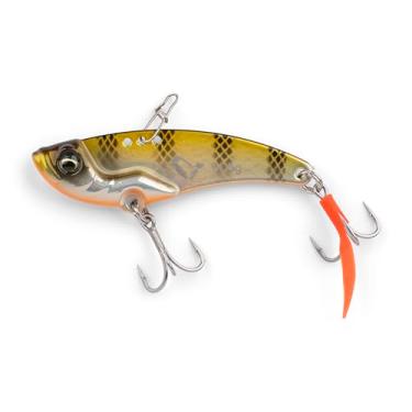 Imagem de Savage Gear VIB Blade Isca de pesca de 5,7 cm, poleiro, lâmina fina de fundição longa, ideal para Walleye, boca pequena, poleiro e truta, 3 pontos de fixação de isca para vibração ajustável
