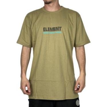 Imagem de Camiseta Element Foliage Caqui-Masculino