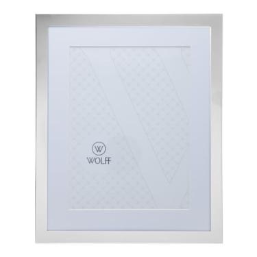 Imagem de WOLFF - Porta-Retrato Liso Prata 15cm x 20cm Aço