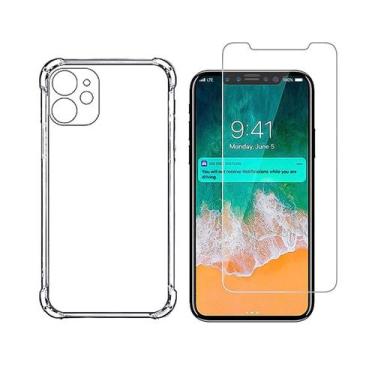 Imagem de Case + protetor de tela de vidro para iPhone 11 transparente - Lightbe