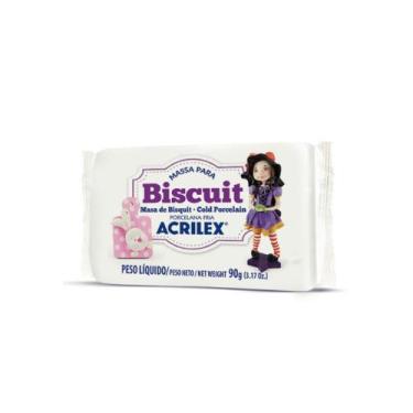 Imagem de Massa Para Biscuit Branca 90g Acrilex