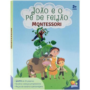 Imagem de Livro - Montessori Clássicos (Livro-JOGO): João e o Pé de Feijão