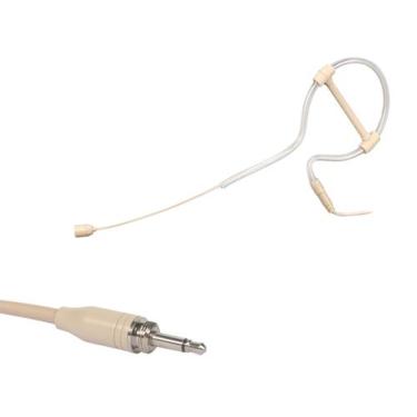 Imagem de Microfone headset c/ fio p/ body pack,Omni,4 mm,rosca externa - Aj Som