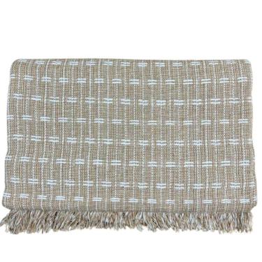 Imagem de Manta Para Sofá 2 E 3 Lugares Luxo Gigante 2.50x1.80 Capa De Sofa Decorativa Terracota  Bege Mesclado C-