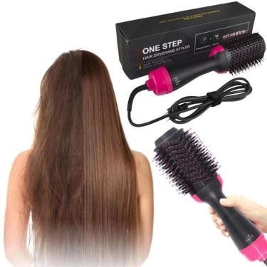 Imagem de Escova Alisamento Cabelo Profissional Alisadora E Secadora