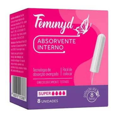 Imagem de Absorvente Interno Feminyd Super 8 Unidades