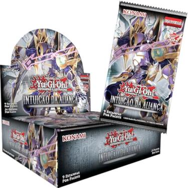 Imagem de Konami Yu-Gi-Oh! Intuição da Aliança, Box com 24 Pacotes, 9 Cartas por Pacote, Edição em Português