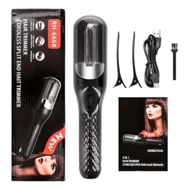 Imagem de Modelador de Cabelo Profissional, Aparador de Pontas Duplas, Recarregável USB, 24.8cm, Reduz Frizz e Dá Brilho