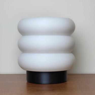 Imagem de Luminária e Abajur Mini Nuvem de Mesa LED para Quarto e Escritório | Design Moderno (Grafite)