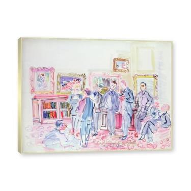 Imagem de Moldura de champanhe. Raoul Dufy Prints, (The Art Amateurs), pôster de viagem vintage, arte impressionista, imagem de arte de parede em tela para decoração de casa. 30 x 40 cm-11,8 x 15,7 pol