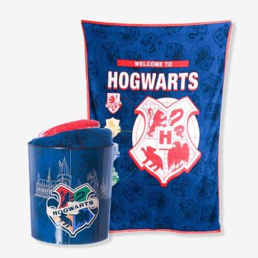 Imagem de Kit Manta Com Balde Hogwarts Harry Potter