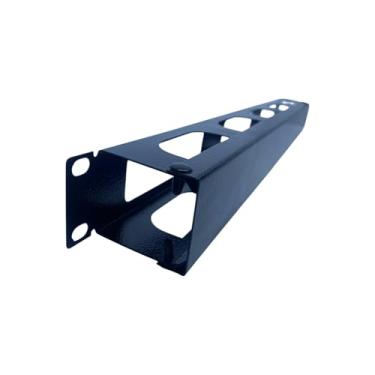 Imagem de Organizador passa cabo para racks e mini racks com padrão 19" fabricado em aço, design registrado com grampos de fixação e qualidade profissional garantida