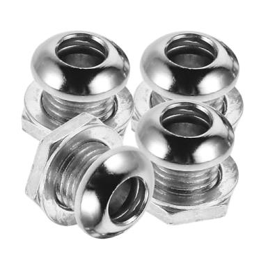 Imagem de Milisten Conjunto de 4 peças de parafusos de saída de ar de tarola com juntas e porcas, acessórios de substituição de furo de ar de para instrumentos musicais