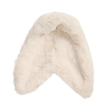 Imagem de Fenteer Cobertor de canto aconchegante em lã para pássaros, cama de canto em lã macia e confortável para periquitos, calopsitas e agapornis em climas frios, Leite Branco