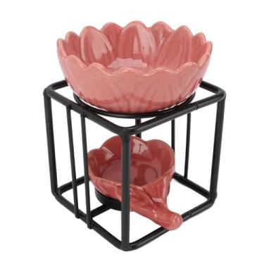 Imagem de Queimador de óleo essencial, difusor de óleo cerâmico derretido, vela vintage, aquecedor de aromaterapia para decoração de quarto de casa