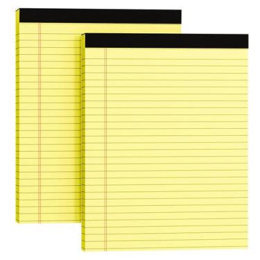 Imagem de Legal Pads MSKKSM 21 libras 8,5 x 11 polegadas, pacote com 2, amarelo,