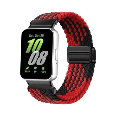 Imagem de Pulseira Magnética Ajustável De Nylon Para Samsung Galaxy Fit3, Acessó