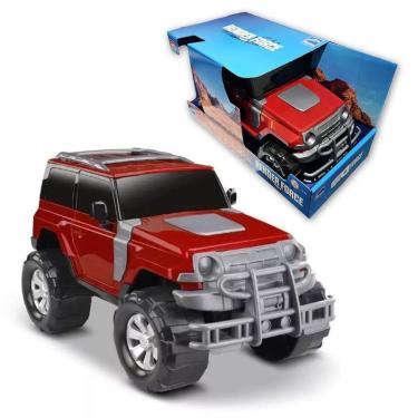 Imagem de Carrinho Jeep 4x4 Caminhonete Render Force Jipe Cores Vermelho