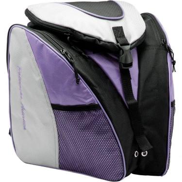 Imagem de Bolsa Mochila Patins Com Alça E 3 Divisórias Reforçada Lilás