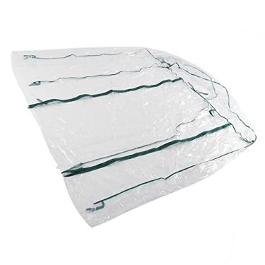Imagem de Asixxsix Cobertura de Substituição de Estufa, 143x73x195cm / 56,30x28,74x76,77, Cobertura de Estufa de Plantas de PVC Transparente para Plantas de Jardinagem Proteção contra Geada Fria
