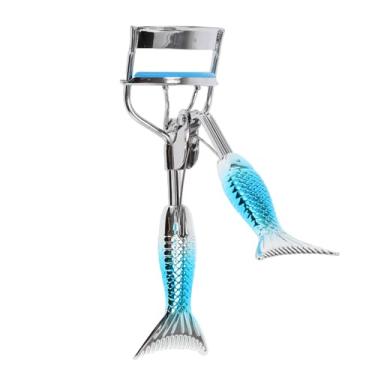 Imagem de 1 modelador de cílios feminino cauda de sereia para salão de beleza, negócios, viagens, azul