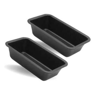 Imagem de 2X Kit 2 Forma De Pão Antiaderente Assadeira Bolo Inglês Gra