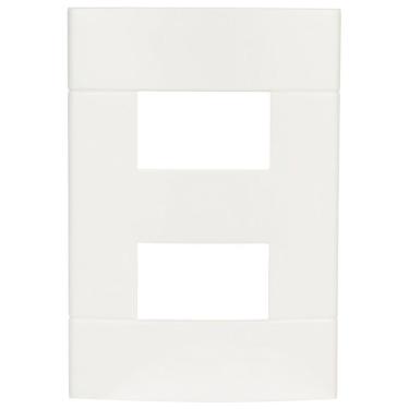 Imagem de Placa 4x2 2 Postos Separados Branca Lunare - Prm44221 - Schneider Placa 4x2 2 Postos Separados Br Schneide