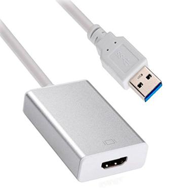 Imagem de Cabo Adaptador USB para HDMI 3.0 - Branco