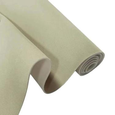Imagem de Tecido Malha Teto Carro 4MM Forro Espuma - Material Reparo Forro Teto Não Adesivo Caminhão/SUV/Camping Car - Tecido Renovação Interior DIY (50/100/200x150cm Dobrado)(Light Beige,100x150cm(fold))