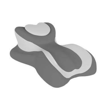 Imagem de IEUDNS Travesseiro de espuma viscoelástica em formato de cunha para apoio pernas e costas, ideal para uso em casa, Cinza