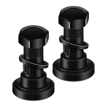 Imagem de MotiveTech Kit de 2 parafusos para lâminas com porcas e arruelas de pressão, acessórios redondos, comprimento total do parafuso de 2-1/2", à