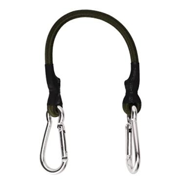 Imagem de SIWOTED Bungee Cords Correias de corda elásticas resistentes com mosquetões para barraca de teto, barraca de acampamento, transporte de bicicleta de carga (M)