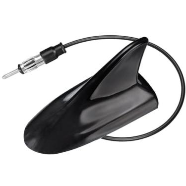 Imagem de SZSAUTO Antena de barbatana de tubarão de carro, antena de teto de rádio FM AM universal veicular antenas de barbatana de tubarão para carro, caminhão, SUV, receptor estéreo, unidade de cabeça de