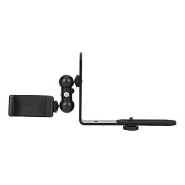 Imagem de KIMISS Suporte de Fixação de Câmera Sem Espelho SLR Telefone Multifuncional Ajustável Universal Com Orifícios de Parafuso de 1/4 Polegadas para Iluminação Fotográfica Acessórios para