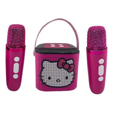 Imagem de Caixa de Som Bluetooth Karaokê Infantil Hello Kitty