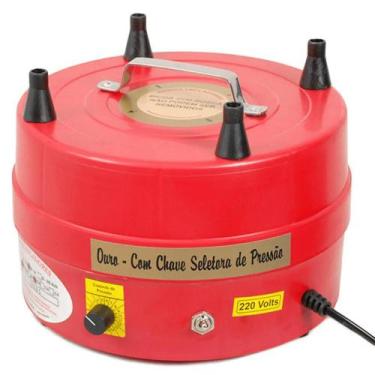 Imagem de Inflador de Balões 4 Bicos com Controle de Pressão - Bônus Infladores,