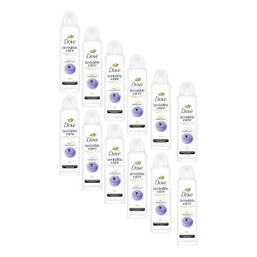 Imagem de Kit 12 Desodorantes Dove Antitranspirante Aerossol Invisible Dry 150ml