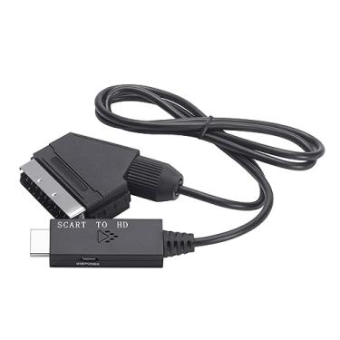 Imagem de Cabo conversor Scart para HDMI DC5V fonte de alimentação sem necessidade de unidade