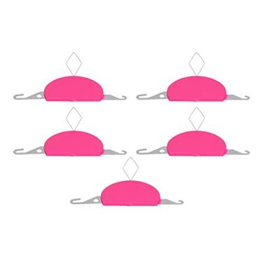 Imagem de GLOGLOW Passadores de Agulha, Macios e Flexíveis, Leves e Compactos, Design 3 Em 1, Feitos de Plástico e Alumínio, Conjunto de 5 Peças, Perfeitos para Entusiastas de Costura e Artesãos Em Movimento (Rosa Vermelha)