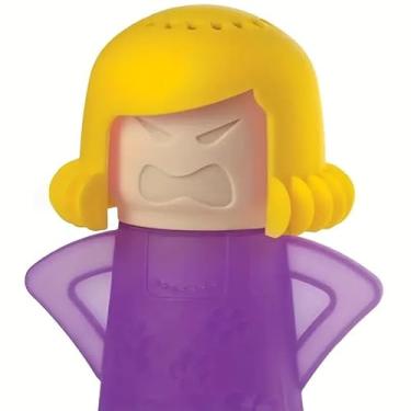 Imagem de 1 desodorizador de limpeza a vapor Angry Mom – Escova de limpeza de cozinha resistente com tecnologia a vapor, multiuso para forno/micro-ondas/geladeira, presente ideal para homens/mulheres/mães